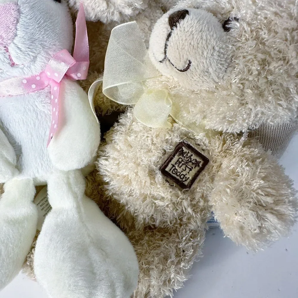 Lot of3 Vintage And Plush‎ Bunny Bear Rabbits Stuff Toys